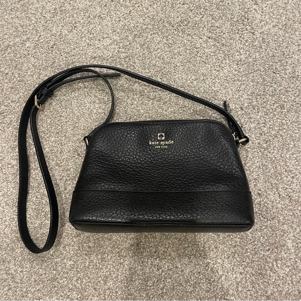 Kate Spade Black Crossbody Bag with Adjustable Strap